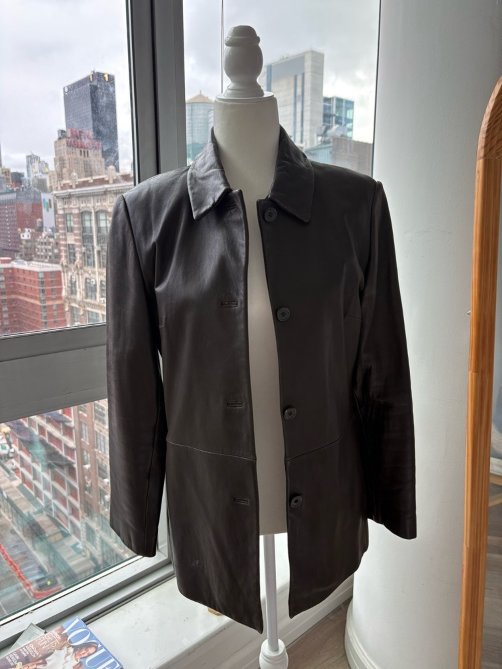 Classic Leather Blazer